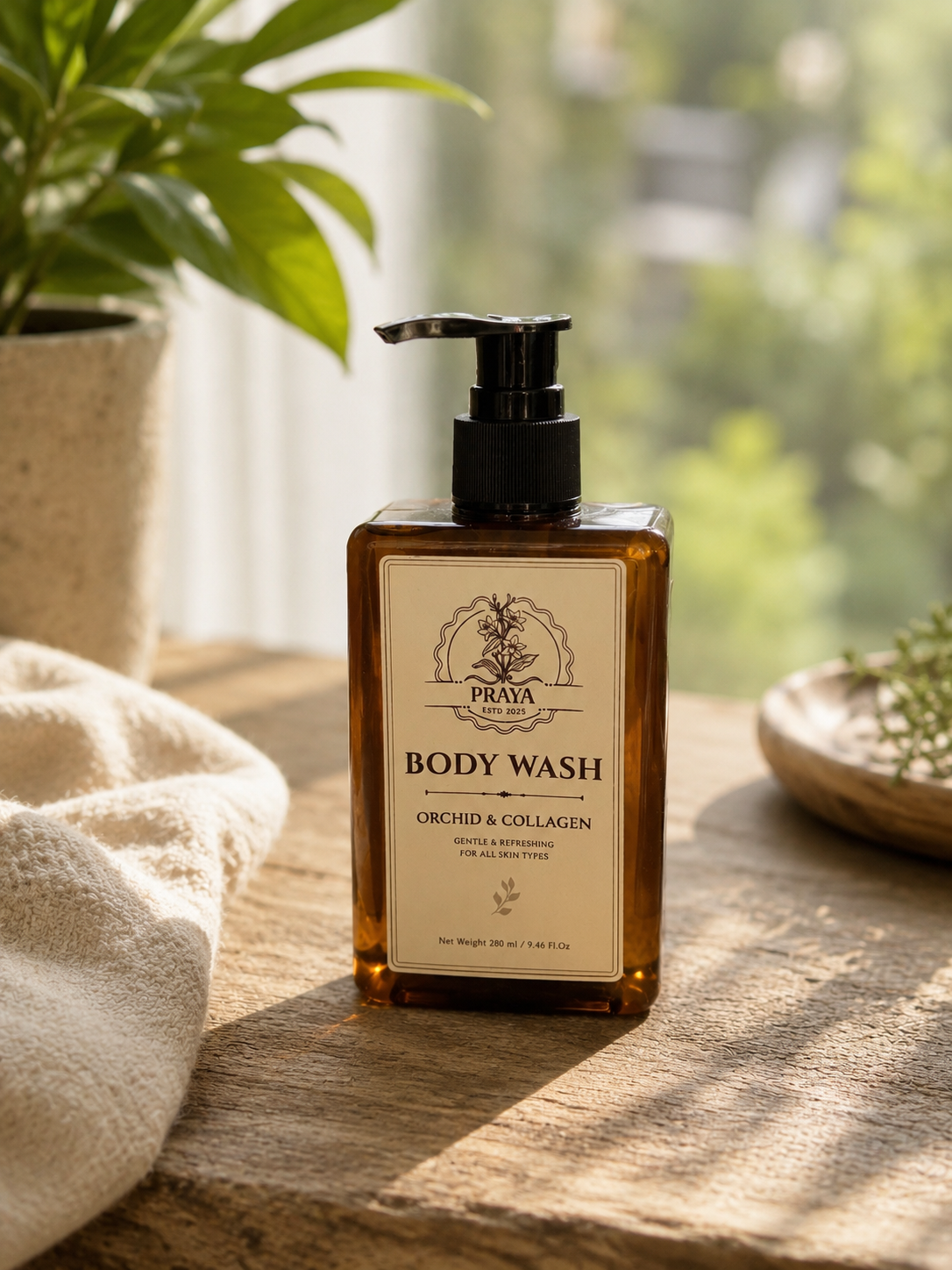 PRAYA Body Wash Orchid & Collagen